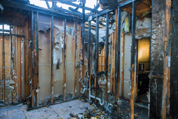 Professional Fire Damage Assessment technician working in Wind Gap, PA
